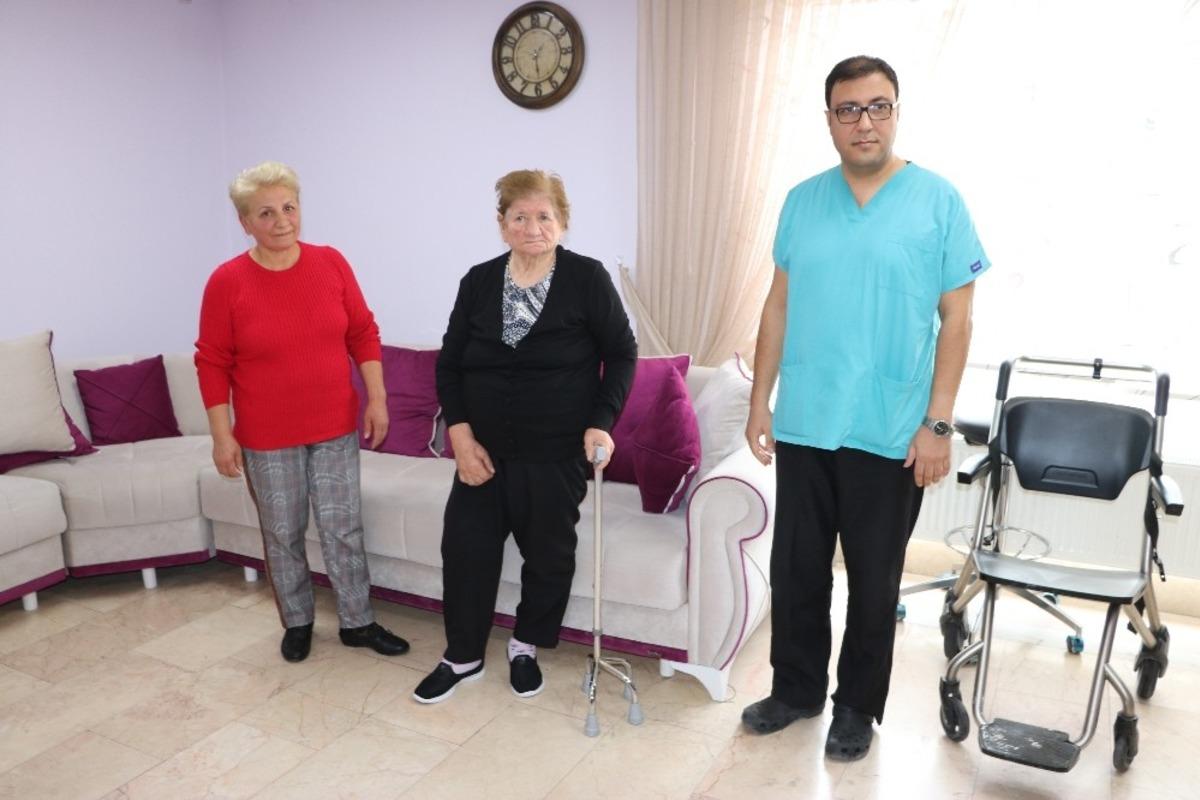 Fel&ccedil;li kadın ozon tedavisi ile y&uuml;r&uuml;meye başladı