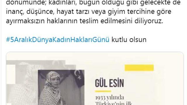 KADEM'den 'Dünya Kadın Hakları Günü' mesajı