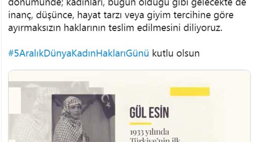 KADEM'den 'Dünya Kadın Hakları Günü' mesajı
