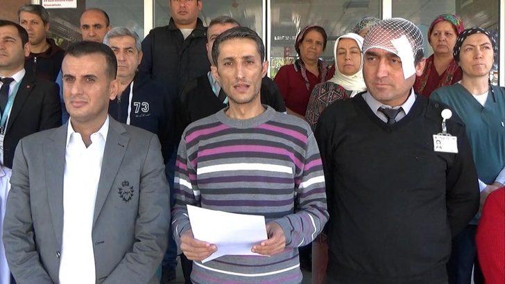 Hastanede 'kırmızı alana' sokmayan güvenlik görevlisini dövdüler G1