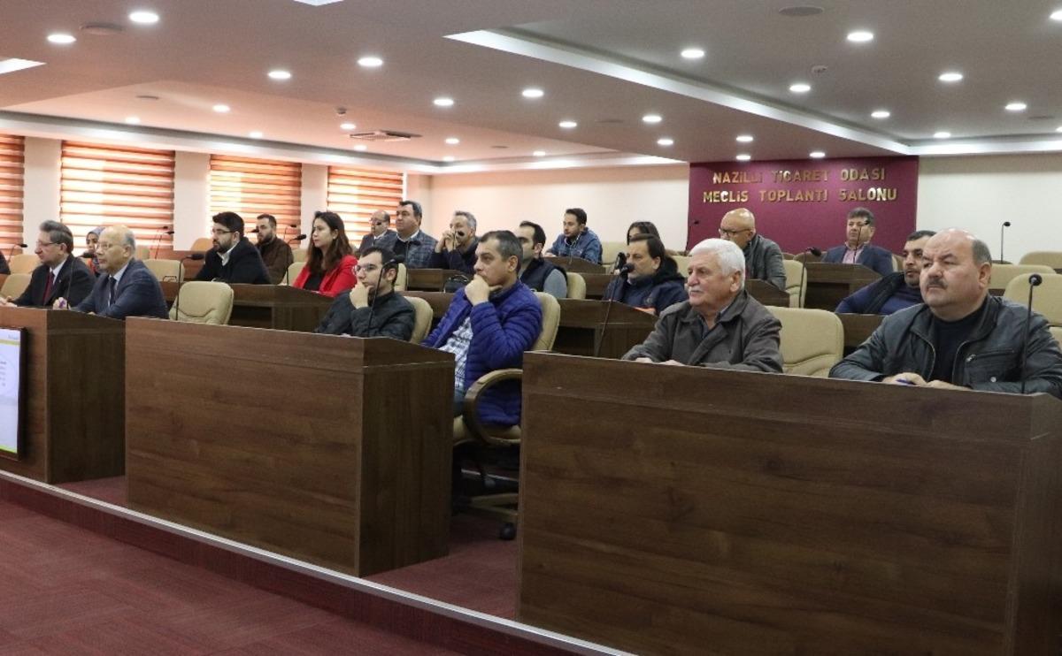 TKDK&rsquo;nın 8. &Ccedil;ağrı ilanı Nazilli Ticaret Odası&rsquo;nda tanıtıldı
