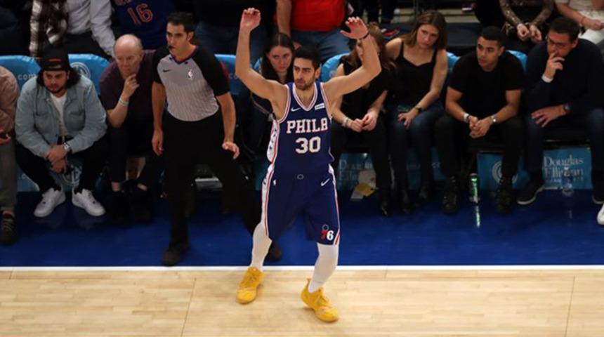 NBA'de Furkan Korkmazlı 76ers Wizards'a kaybetti