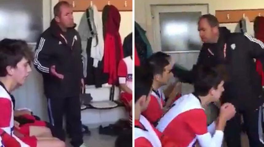 Futbolcularını tokatlayan antrenörün cezası onandı