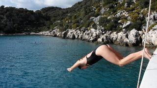 Demre hala yazı yaşıyor! Bu kareler bugün çekildi