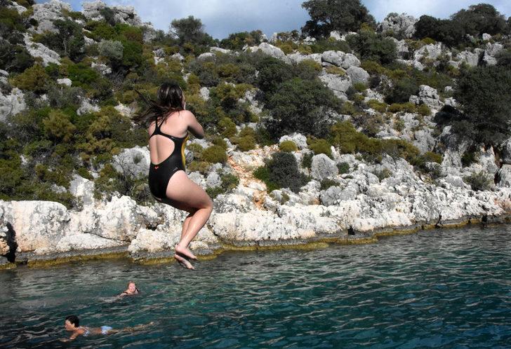 Demre hala yazı yaşıyor! Bu kareler bugün çekildi G4