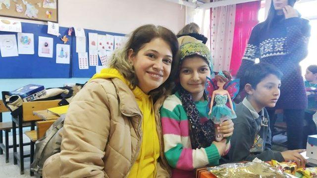 Resimlerini çizdikleri hayallerindeki oyuncaklara kavuştular