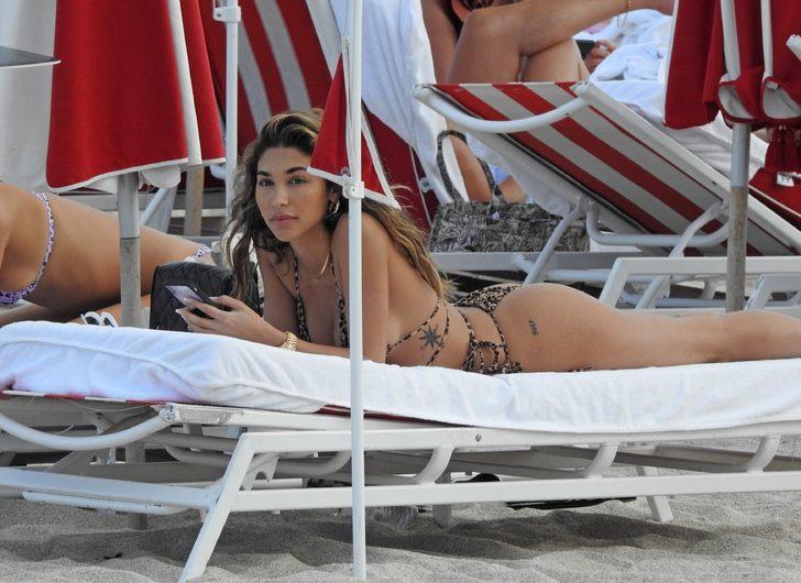 Leopar bikinisiyle şov yaptı!  G1