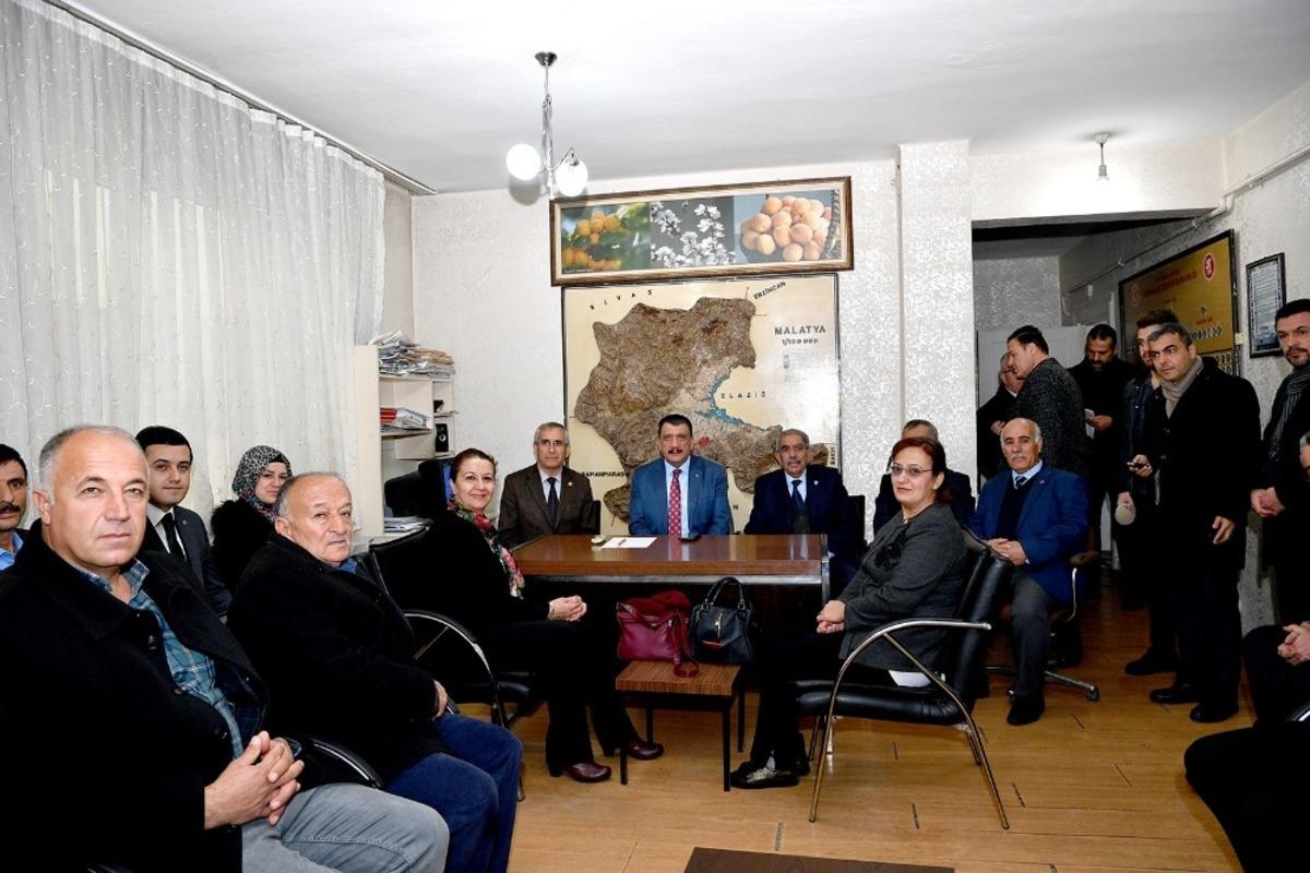 Başkan G&uuml;rkan muhtarları ziyaret etti