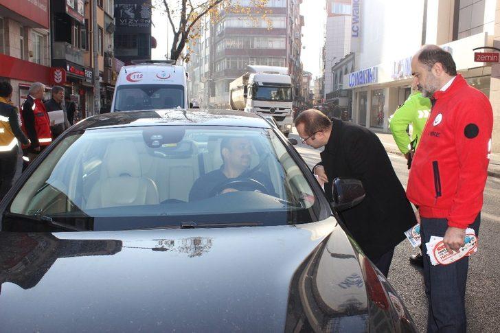 Sürücüleri durdurdular öncelik istediler G2