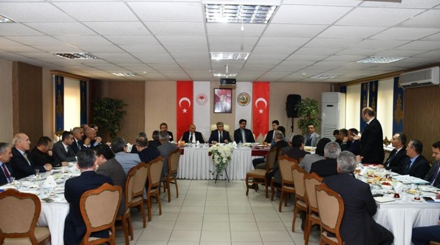 İl idare şube başkanları toplantısı Vali G&uuml;rel Başkanlığında yapıldı