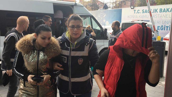 Konya'da fuhuş operasyonu! Kadınların günlük kazançlarını deftere not almışlar G3