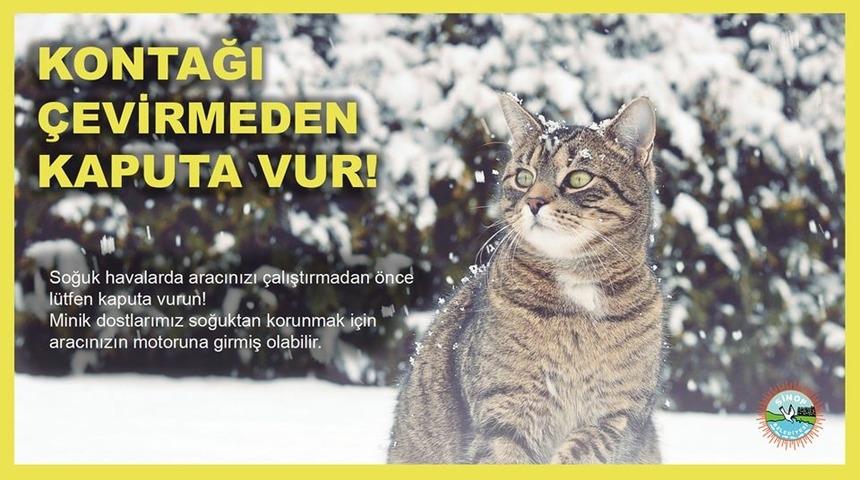 Belediyeden "Kontağı &ccedil;evirmeden &ouml;nce kaputa vur" &ccedil;ağrısı