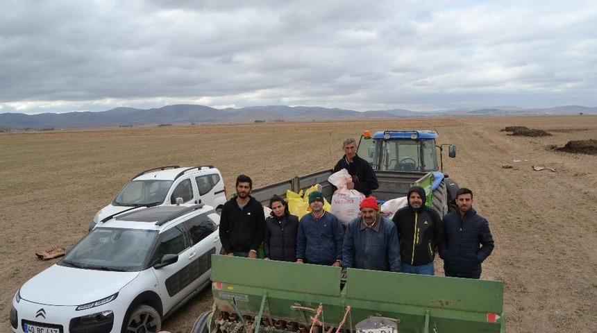 Kaba Yem Projesi ile &Ccedil;ift&ccedil;i Kaliteli Yem &Uuml;retmeye Başladı