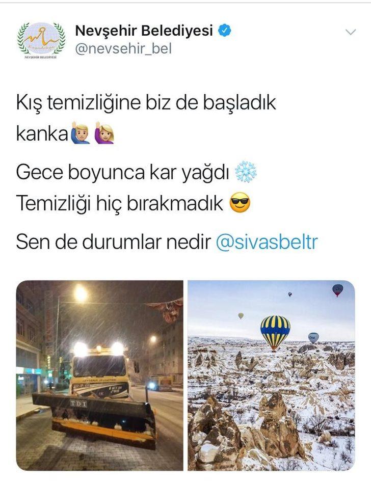 Belediyelerin gülümseten kar diyaloğu! İşte o paylaşımlar G2