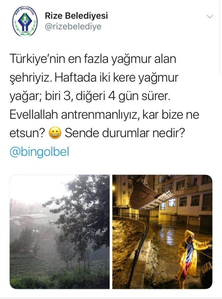 Belediyelerin gülümseten kar diyaloğu! İşte o paylaşımlar G5