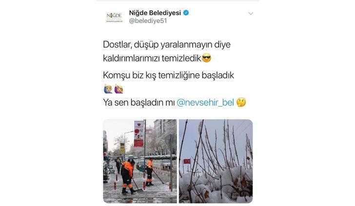 Belediyelerin güldüren 'kar' diyaloğu sosyal medyayı salladı G1