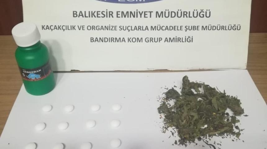 Balıkesir polisi 6 uyuşturucu tacirini yakaladı
