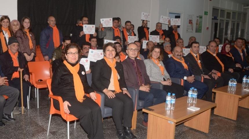 ESOG&Uuml;&rsquo;de okuma-yazma kursunu tamamlayanlara sertifika t&ouml;reni