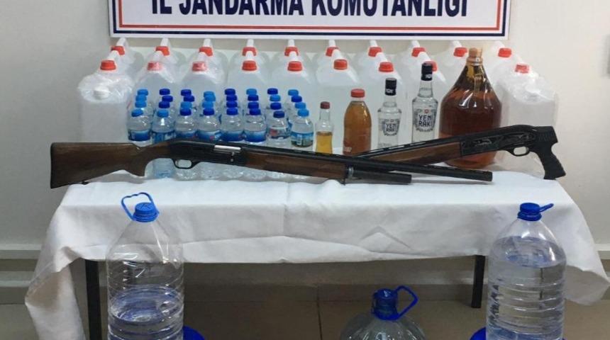 Yıl başı i&ccedil;kilerine jandarmadan operasyon