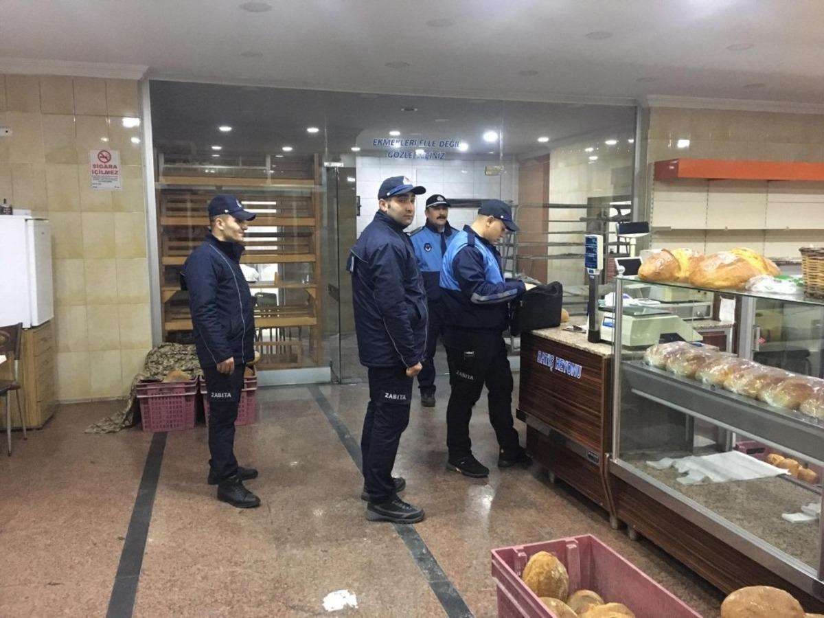 Zabıtadan fırınlara denetim