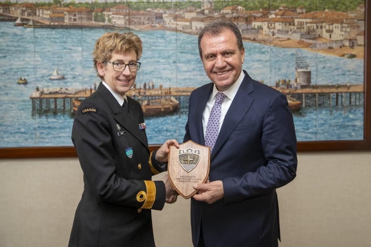 NATO M&uuml;ttefik Donanması&rsquo;ndan Başkan Se&ccedil;er&rsquo;e ziyaret