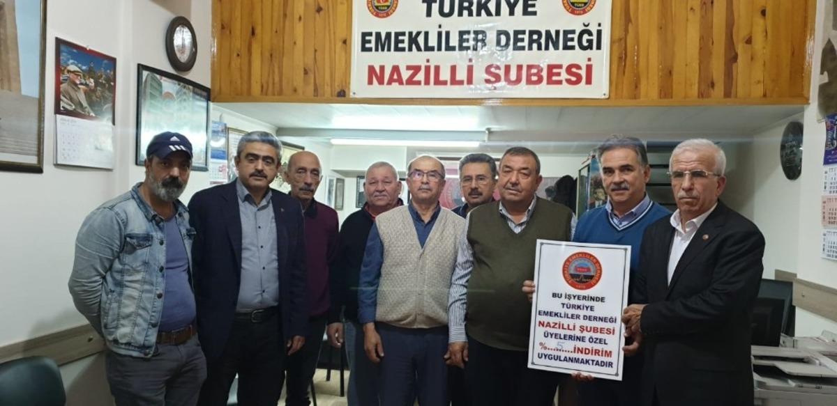 Nazillili emeklilerin sigortacılık hizmetlerinde indirim