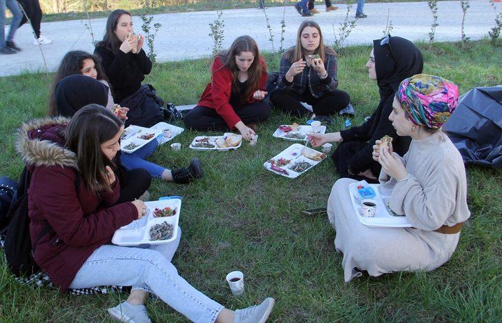 Sinop Üniversitesi Hamsi Şenliği'nde öğrencilere 1 ton hamsi ikram edildi G4