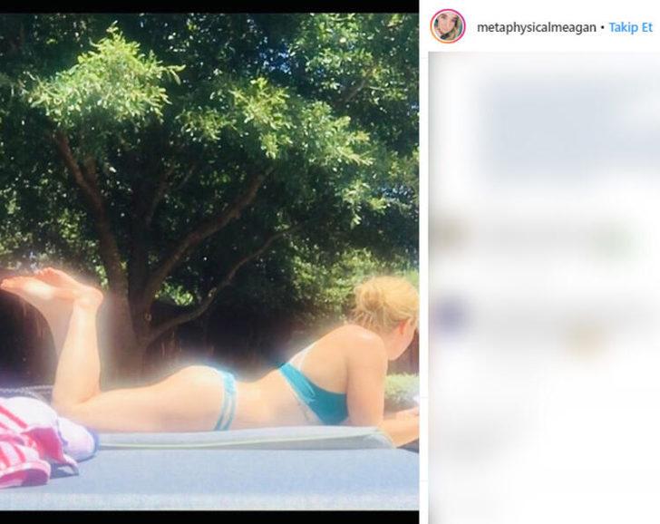 Evinin arka bahçesinde çırılçıplak güneşlendi! Sosyal medyada yer yerinden oynadı G2