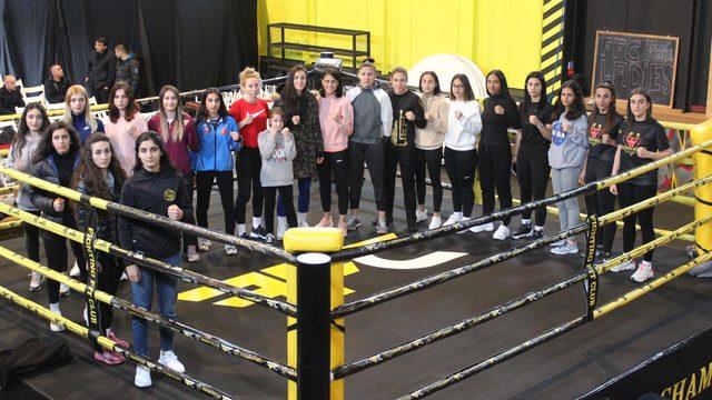 Kadın sporcular, 'kadına şiddete hayır' demek için ringe çıkacak