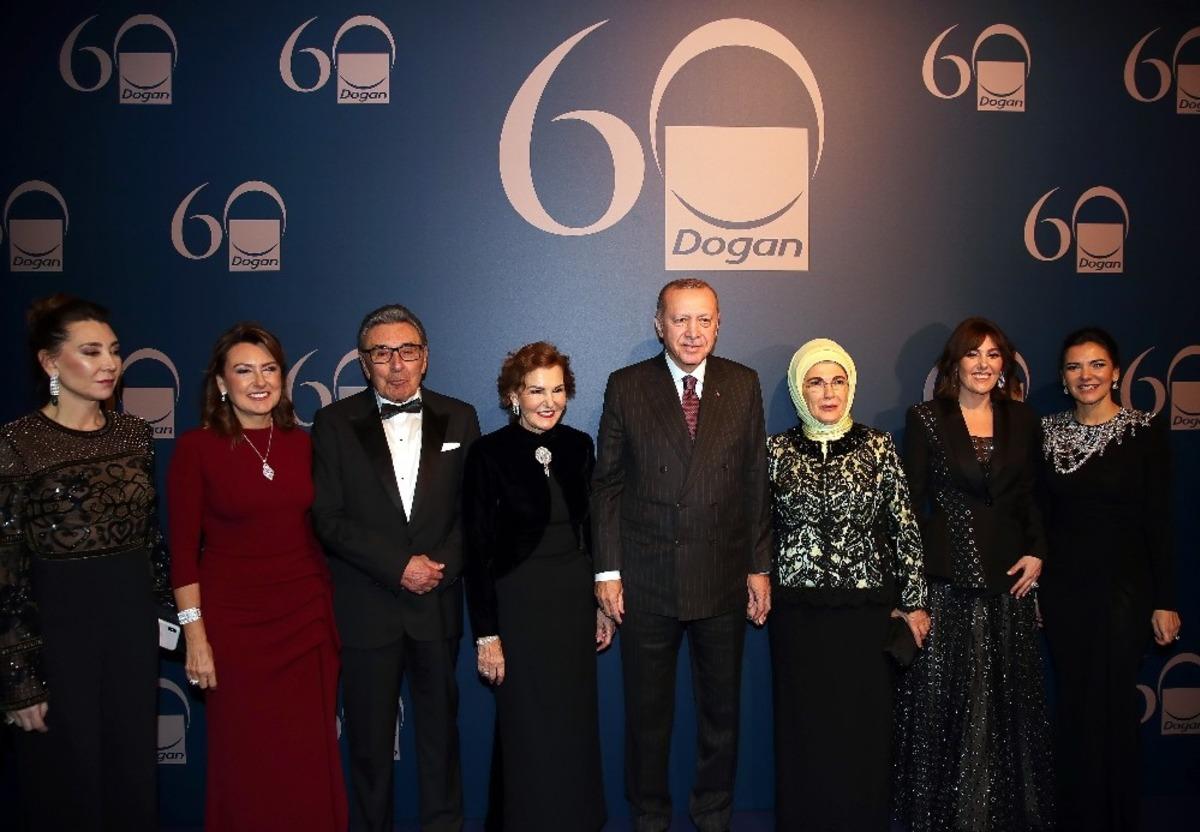 Cumhurbaşkanı Erdoğan, Doğan Grubu&rsquo;nun 60. yıl kutlamalarına katıldı