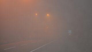 Kırıkkale'de ulaşıma etkili sis engeli