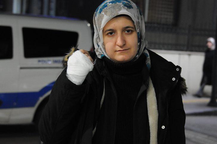 Eşini gelinlikle karşılamıştı! Eline ve alnına sigara bastı G2