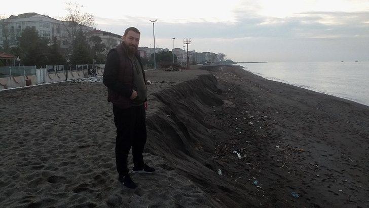 Akçakoca sahilinde vatandaşları şaşırtan görüntü G1