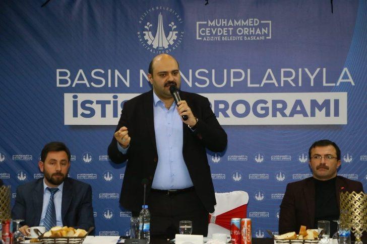 Başkan Orhan basınla istişare etti G1