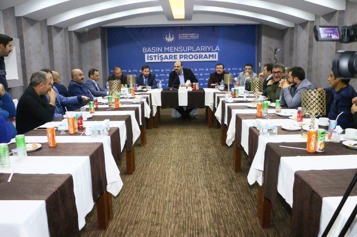 Başkan Orhan basınla istişare etti G2