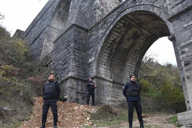 Define avcılarının hedefi olan tarihi Güzelce Kemerine polis önlemi G3