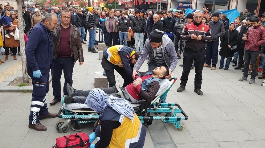 Sokak ortasında kayınço dehşeti! Film gibi izlediler