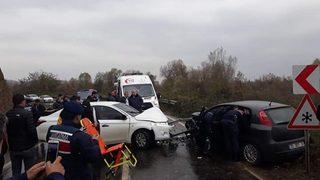 Zonguldak'ta kafa kafaya facia! Yaralılar var