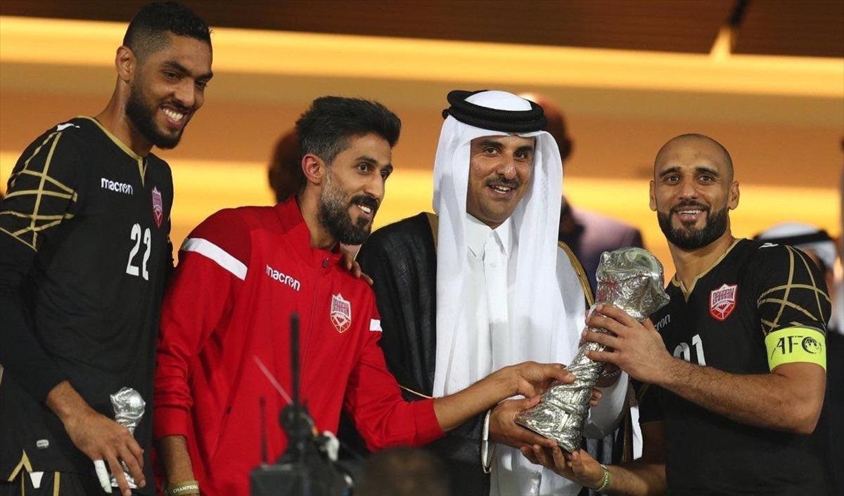 Katar ve Kuveyt'ten, 24. K&ouml;rfez Ulusları Kupası şampiyonu Bahreyn'e tebrik