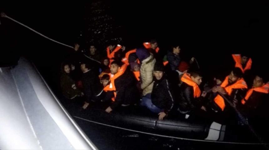 Çanakkale'de 33 düzensiz göçmen yakalandı