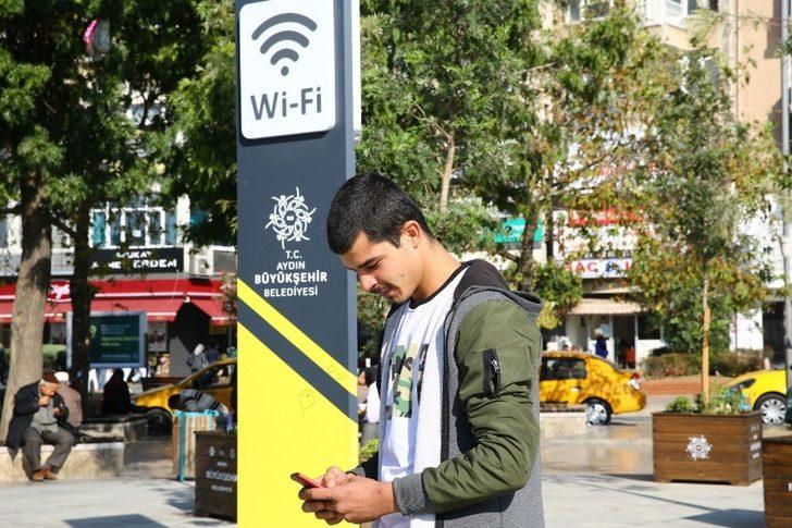 Aydın Büyükşehirden ücretsiz internet hizmeti G4