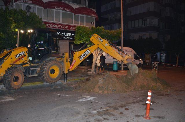 Alanya ASAT’tan gece mesaisi