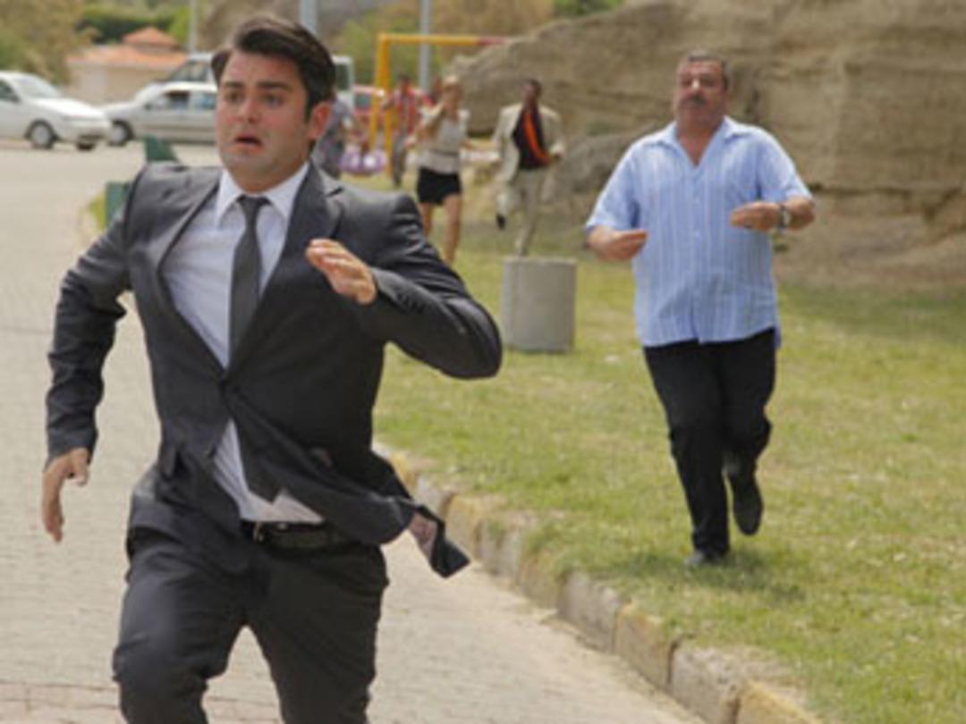 Dizi setinde talihsiz kaza