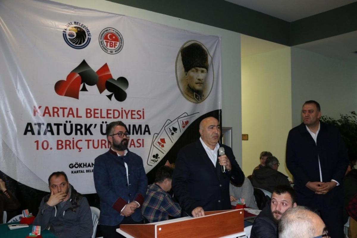 Atat&uuml;rk&rsquo;&uuml; Anma 10. Bri&ccedil; Turnuvası Kartal&rsquo;da ger&ccedil;ekleştirildi