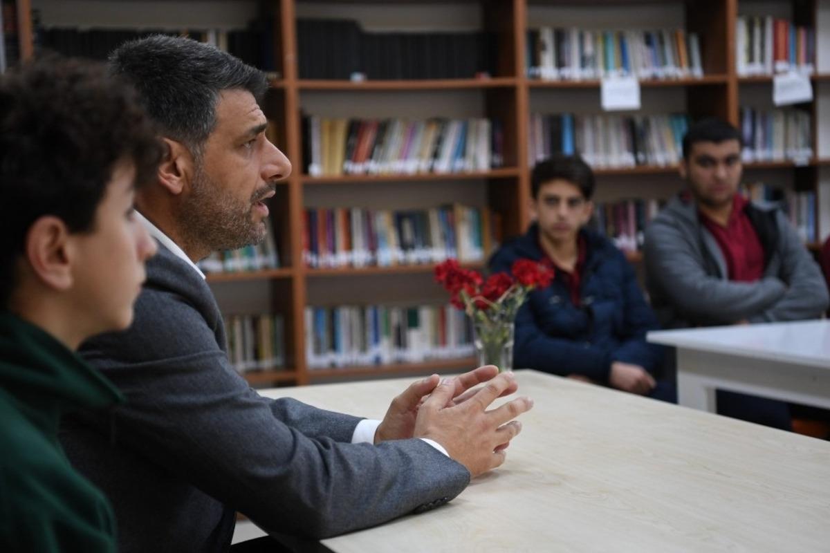 Başkan Kocaman, &ouml;ğrencilerle buluştu