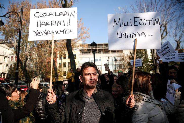 Doğa Koleji öğretmenlerinin eylemine velilerden destek (Doğa koleji satılıyor mu?) G1