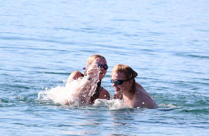 Aralık ayında denizde ısınıyorlar G3