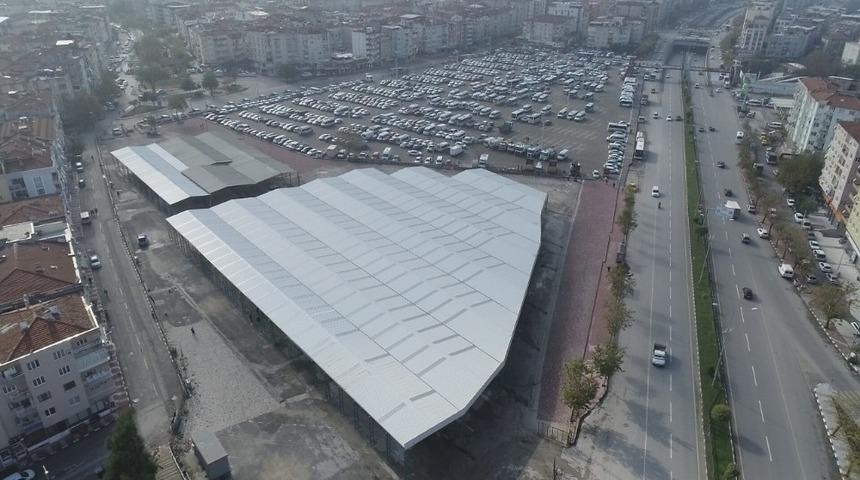 Eski garajda açık oto pazarı kurulacak