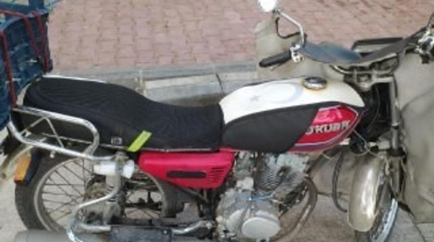 Çalıntı motosiklet ele geçirildi
