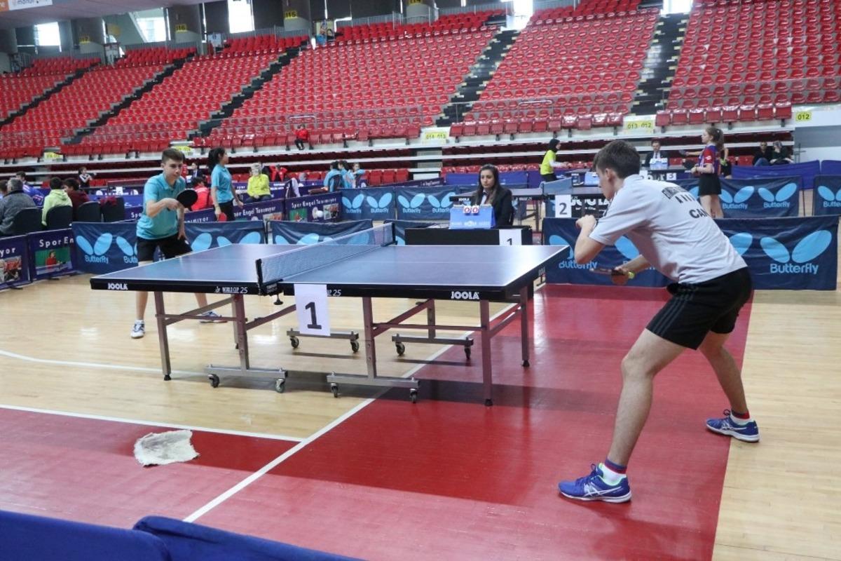 Gen&ccedil;ler B&ouml;lge Masa tenisi takım m&uuml;sabakaları sona erdi